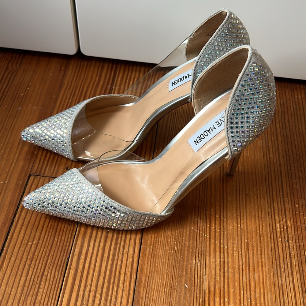 Steve Madden Silver Women's Shoes - Picture 5 of 11